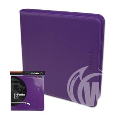 BCW Z-Folio LX 12 Pocket Binder - Purple